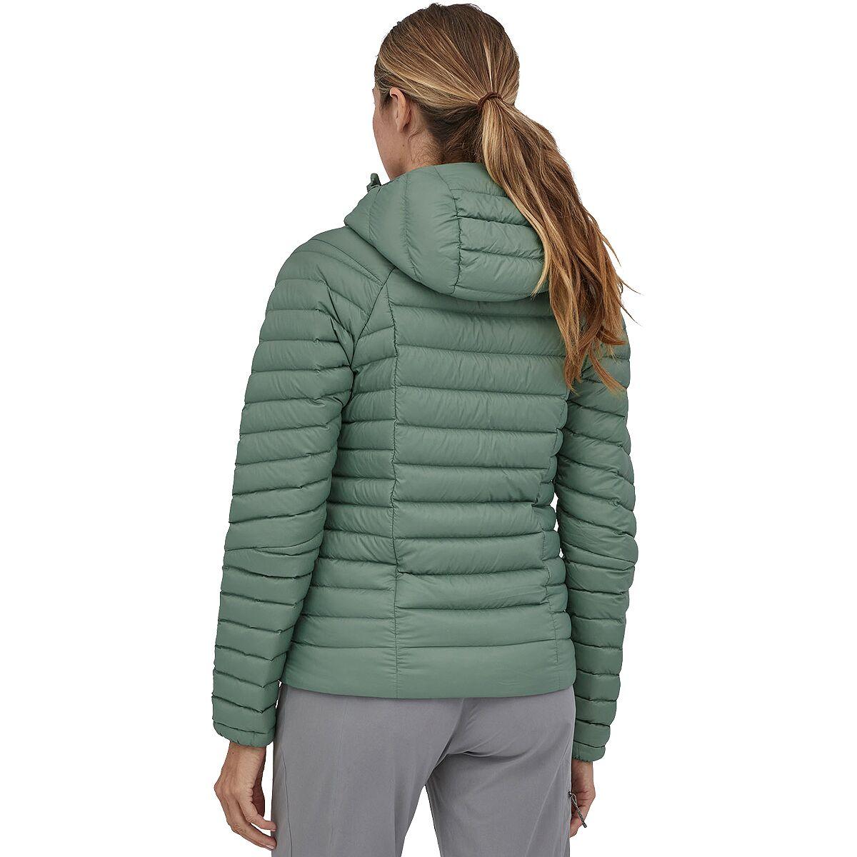 domesticeren dozijn Teleurgesteld Patagonia Down Sweater Full-zip Hooded Jacket in Green | Lyst