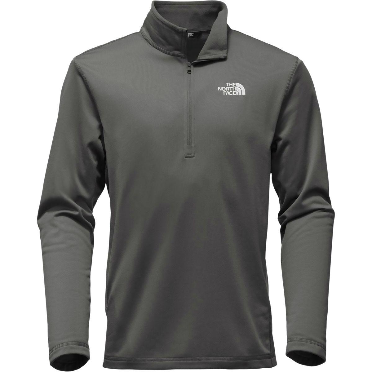 The North Face Tech Glacier Fleece Pullover 1/4zip in Asphalt Grey