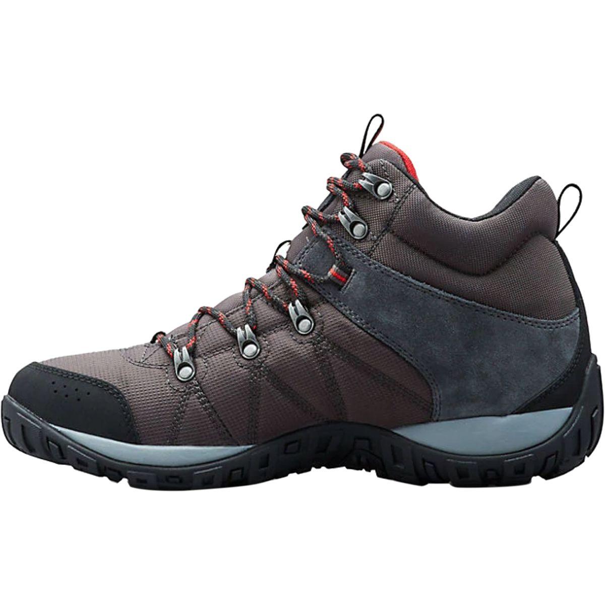 Columbia Leather Peakfreak Venture Mid Lt Hiking Boot in Black for Men