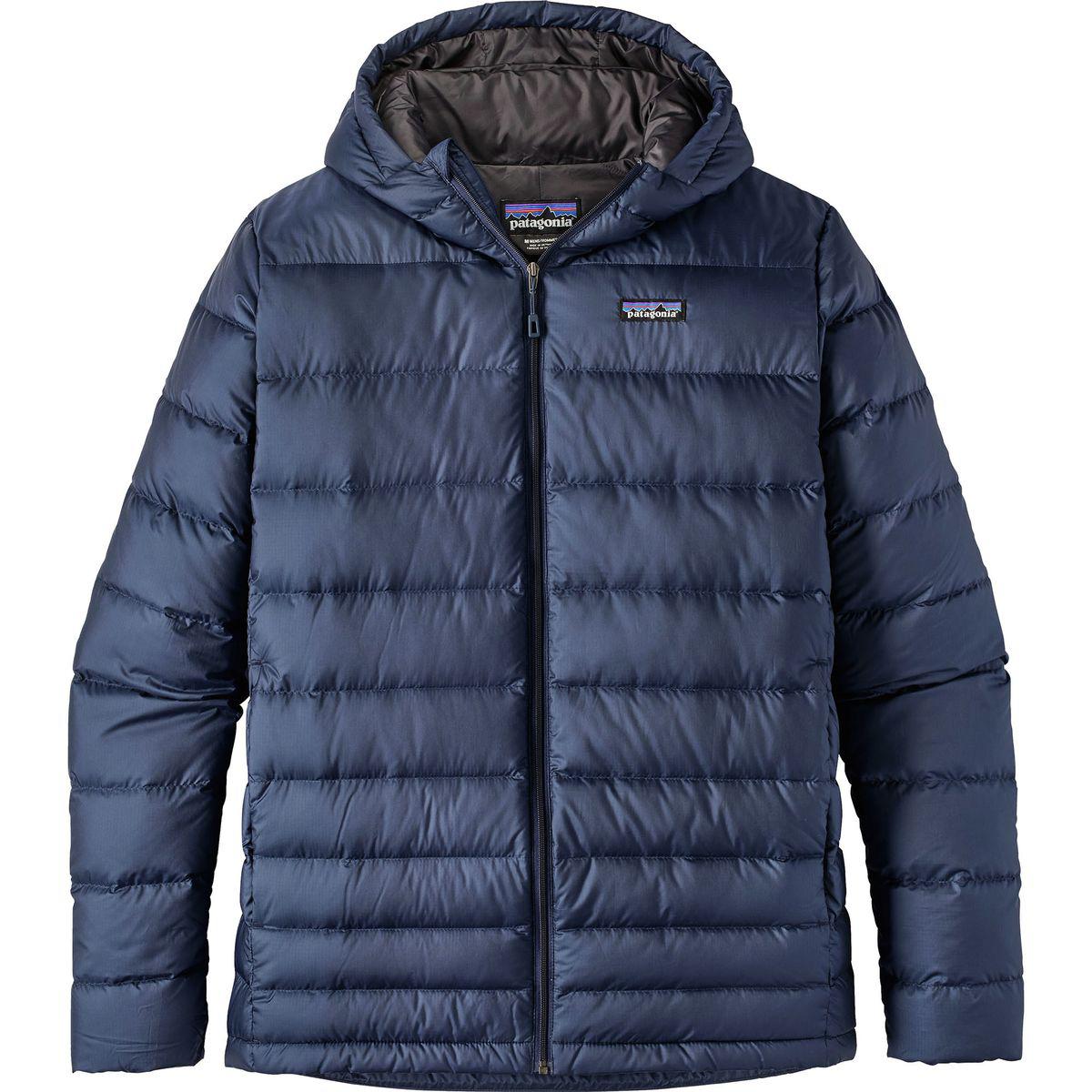 Patagonia Goose Hiloft Hooded Down Jacket in Blue for Men Lyst