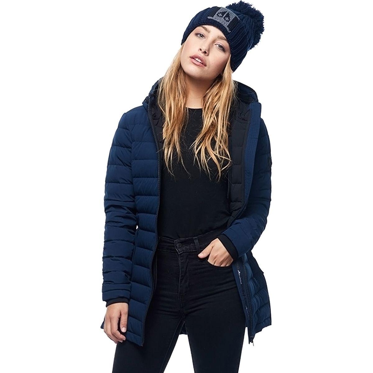 Moose Knuckles Synthetic Rockcliff Hooded Jacket in Navy (Blue) | Lyst