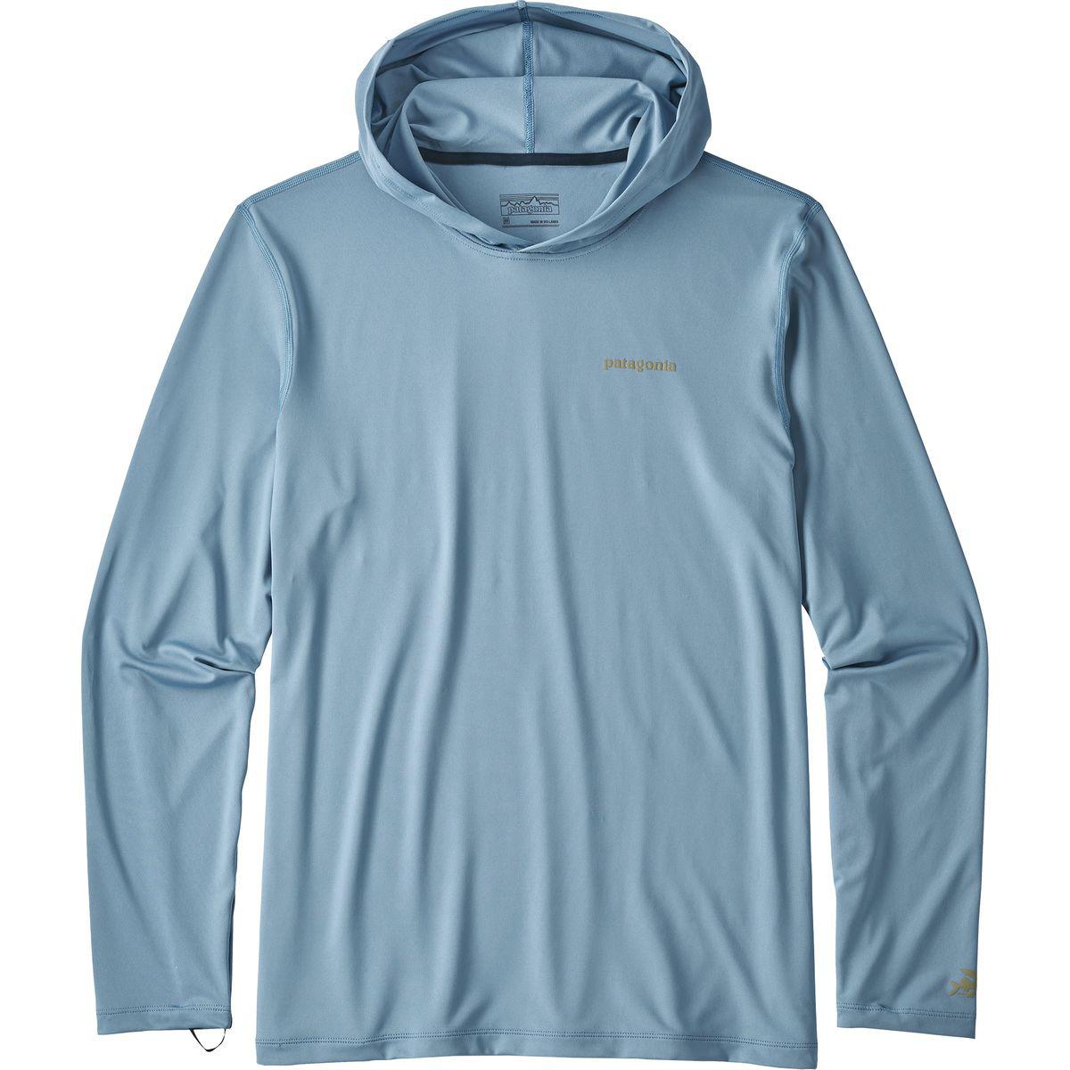 Patagonia Synthetic R0 Sun Long-sleeve Hooded Shirt in Blue for Men - Lyst
