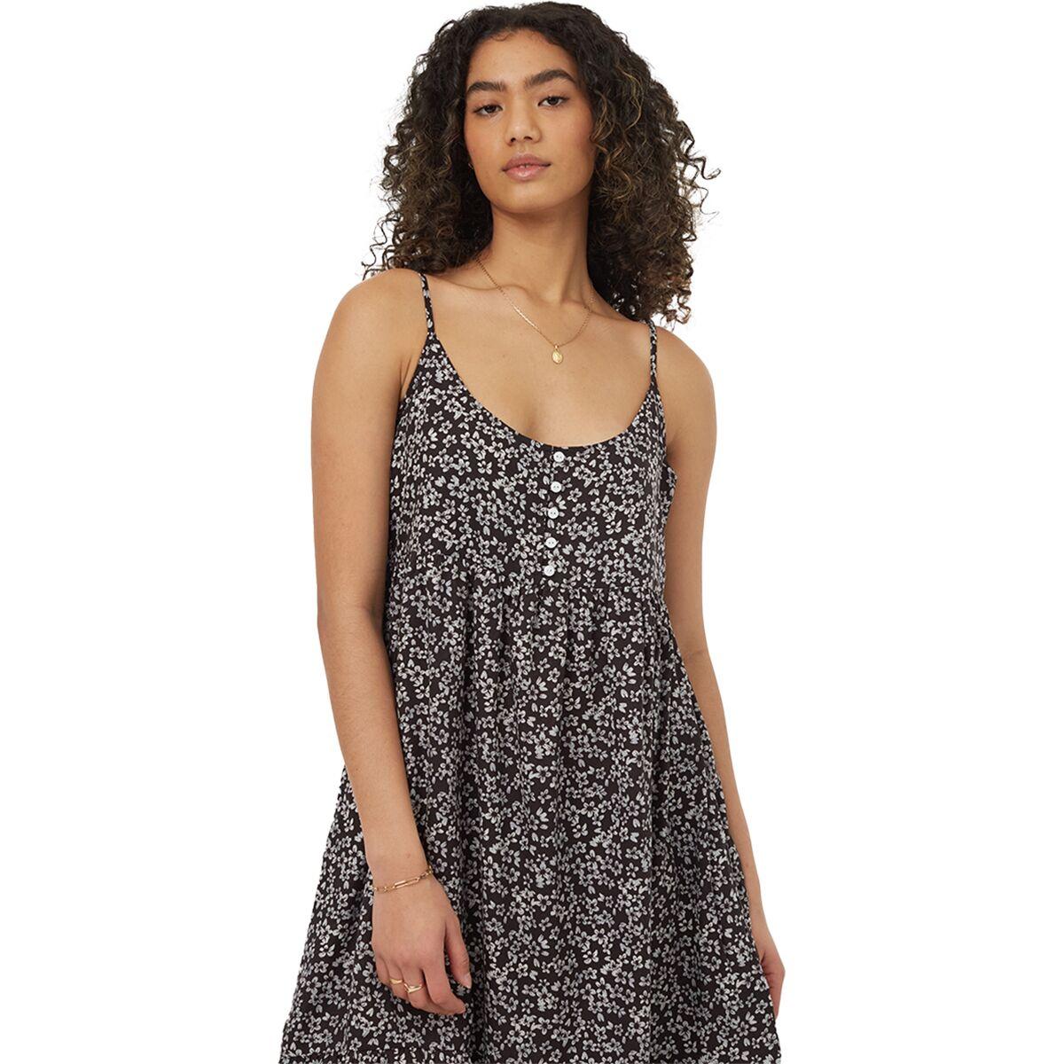 Tiered Cami Dress by Ten Tree in Black Floral