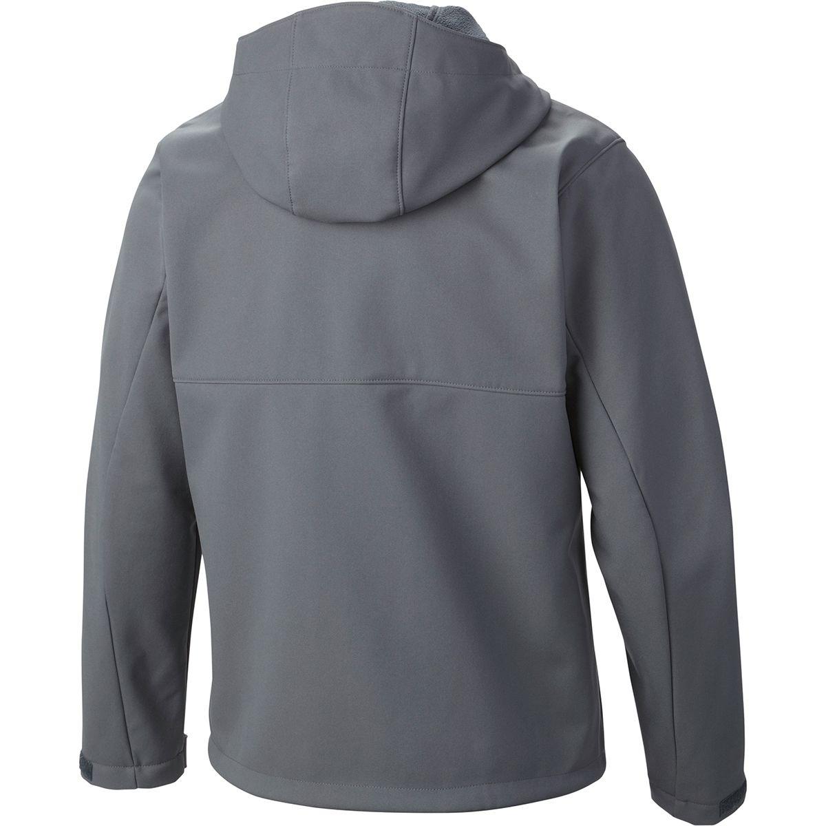 Columbia Synthetic Ascender Softshell Hooded Jacket in Graphite (Gray ...