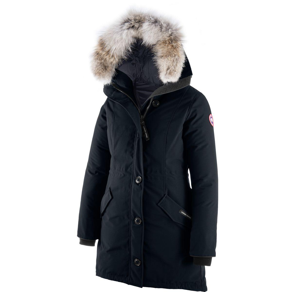 Canada Goose Goose Rossclair Down Parka in Navy (Blue) - Lyst