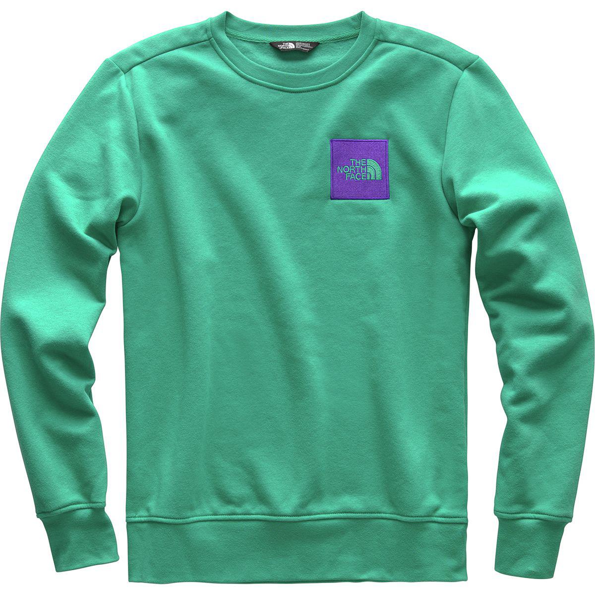 the north face pullover novelty box crew sweatshirt