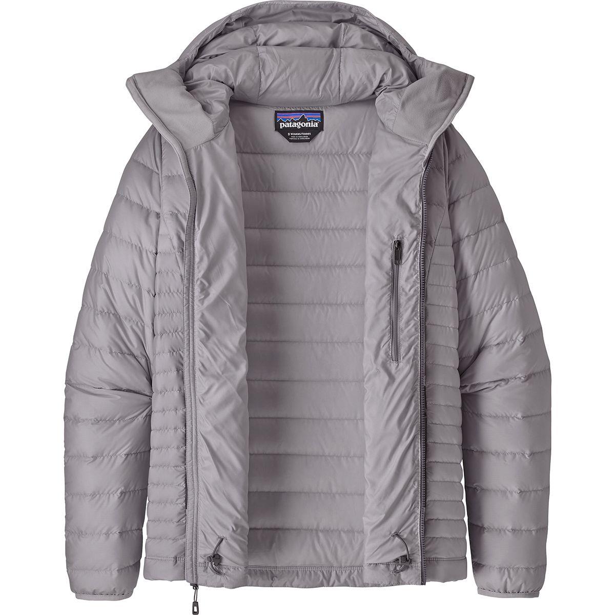 Patagonia Synthetic Down Sweater Fullzip Hooded Jacket in Gray Lyst