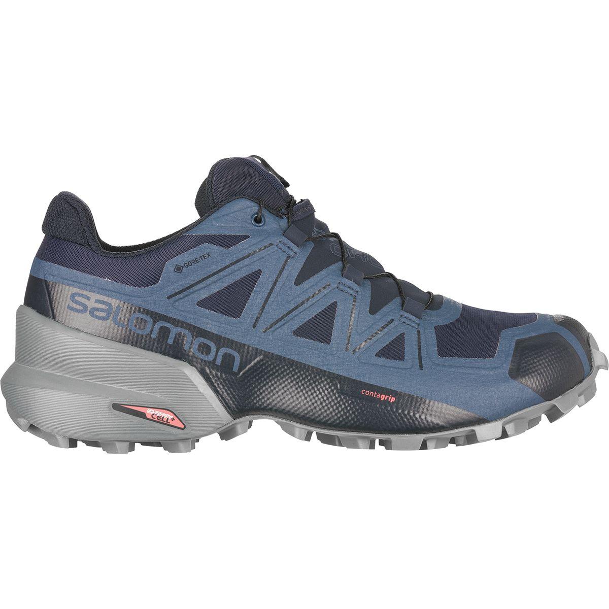 Salomon Rubber Speedcross 5 Gtx Trail Running Shoe in Blue for Men Lyst
