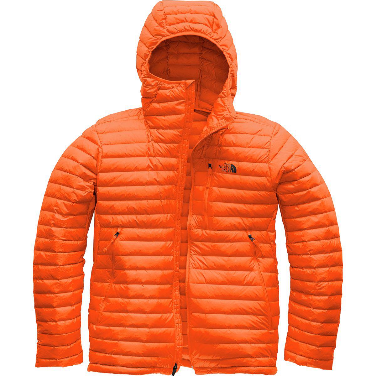 orange down jacket men's
