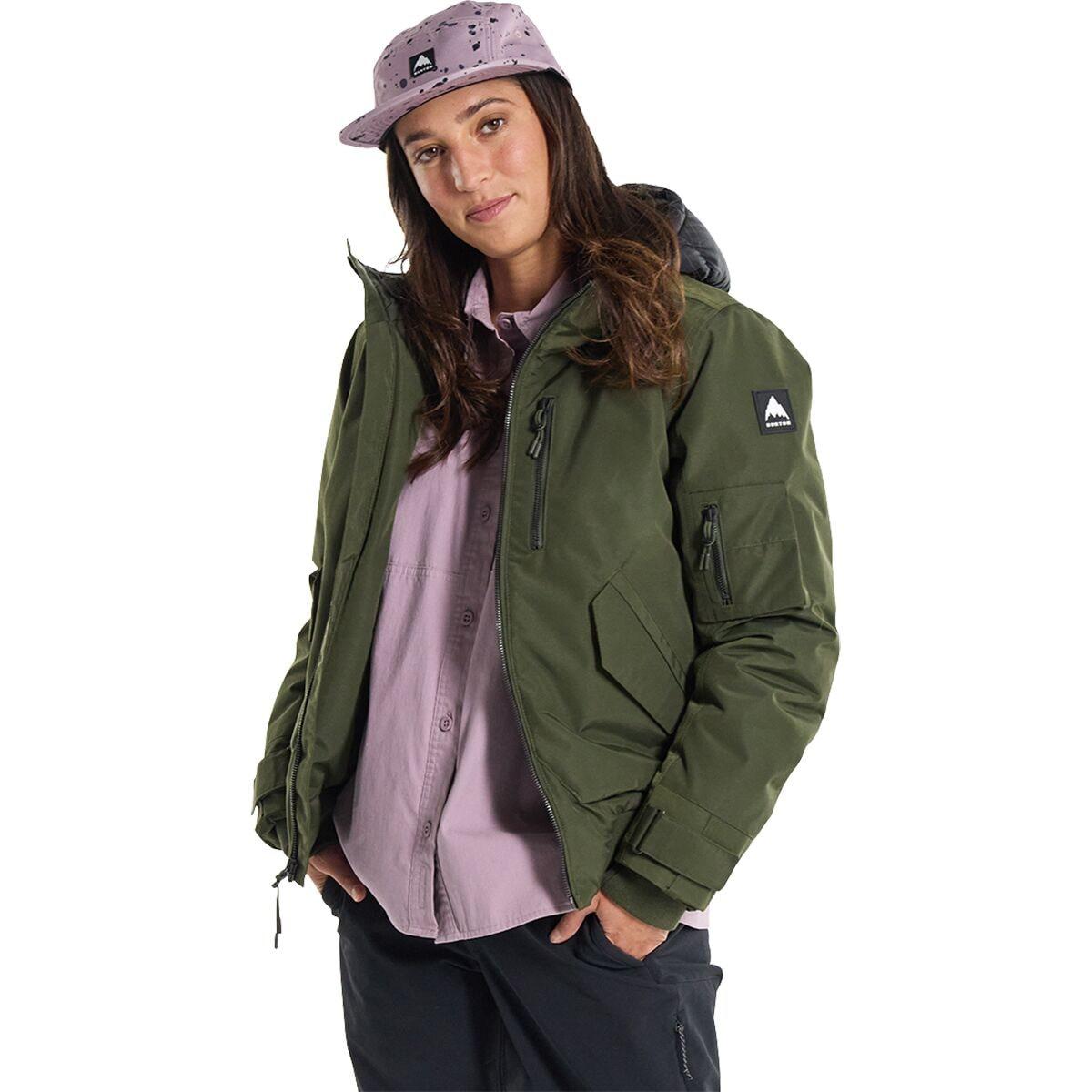 Burton Saxton Bomber Jacket in Green Lyst