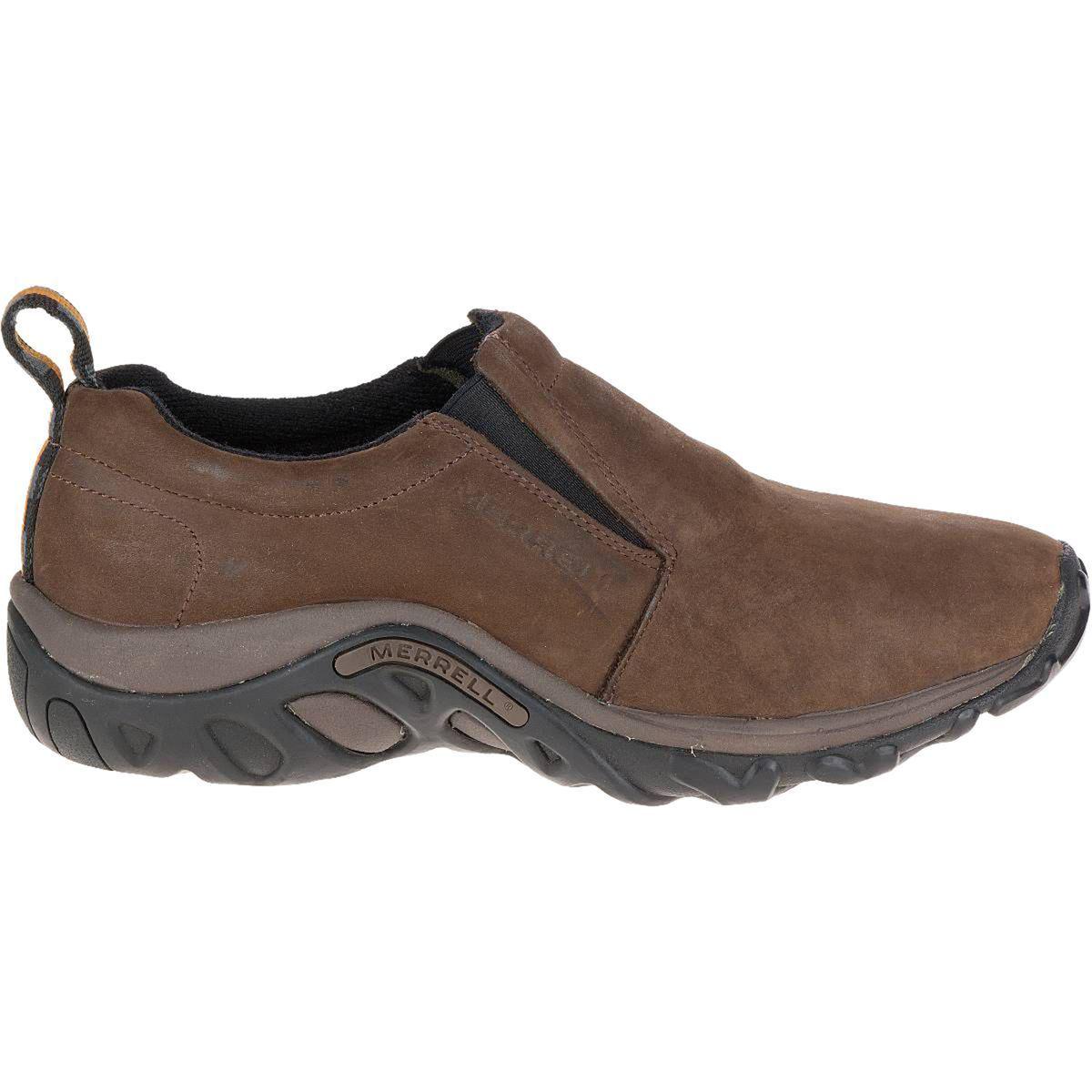 Merrell Leather Jungle Moc Nubuck Waterproof in Brown for Men - Save 14 ...