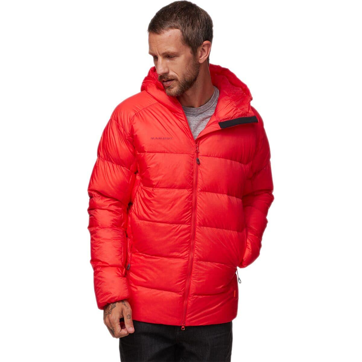 Mammut Meron In Hooded Down Jacket in Red for Men | Lyst
