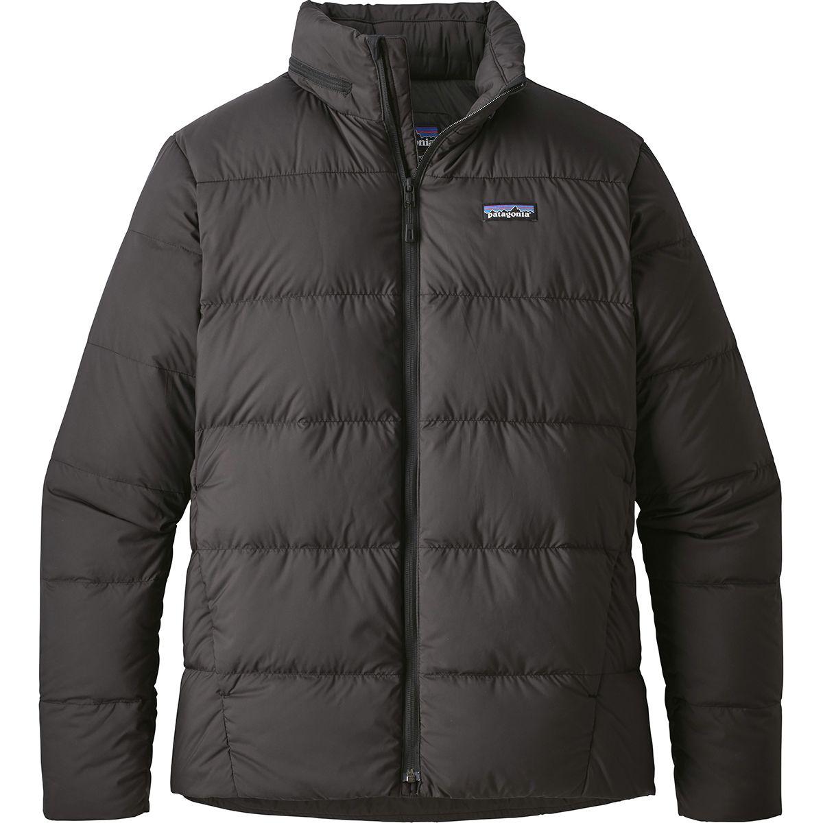 Patagonia Synthetic Silent Down Jacket in Black for Men Save 47 Lyst