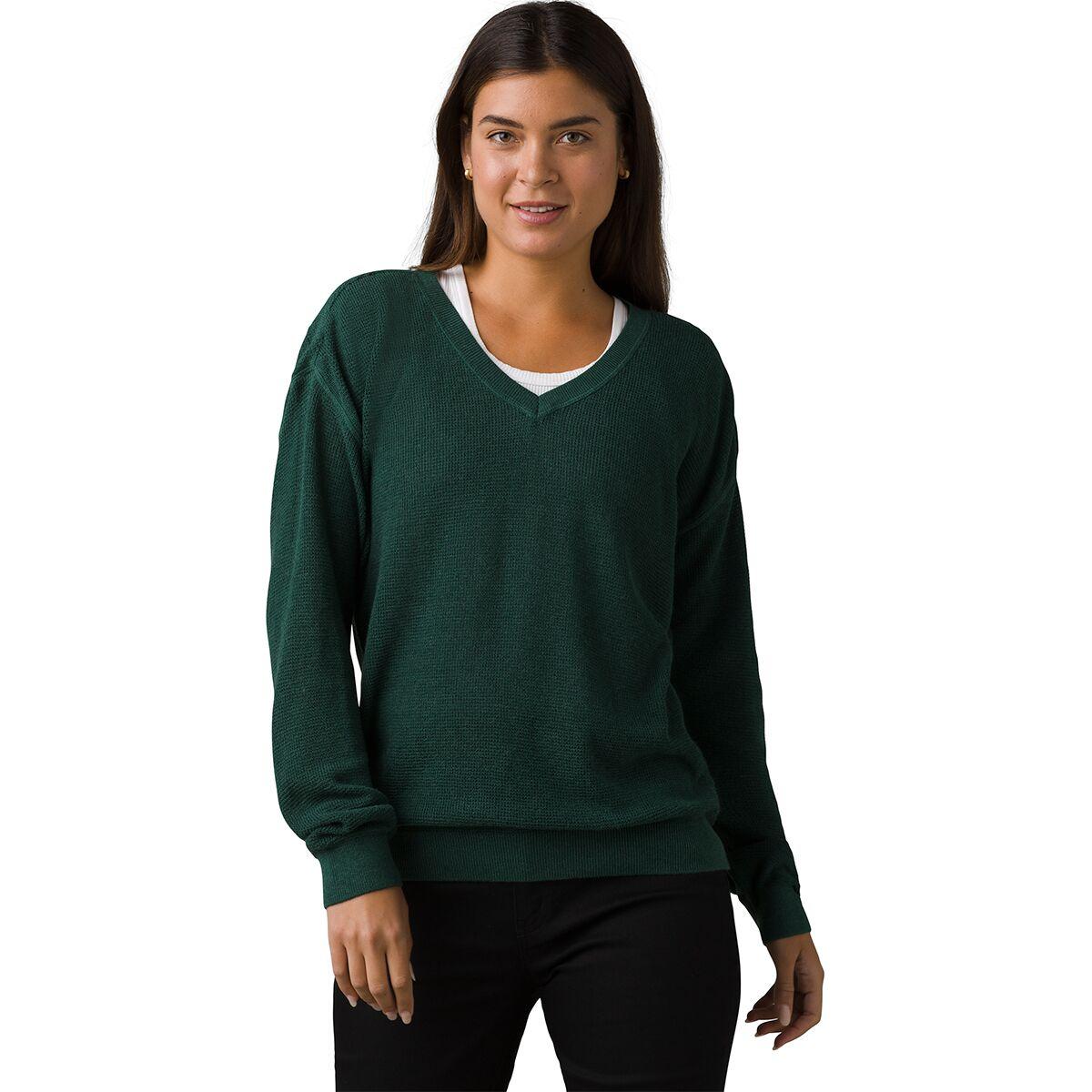 Prana Milani V-neck Sweater in Green | Lyst