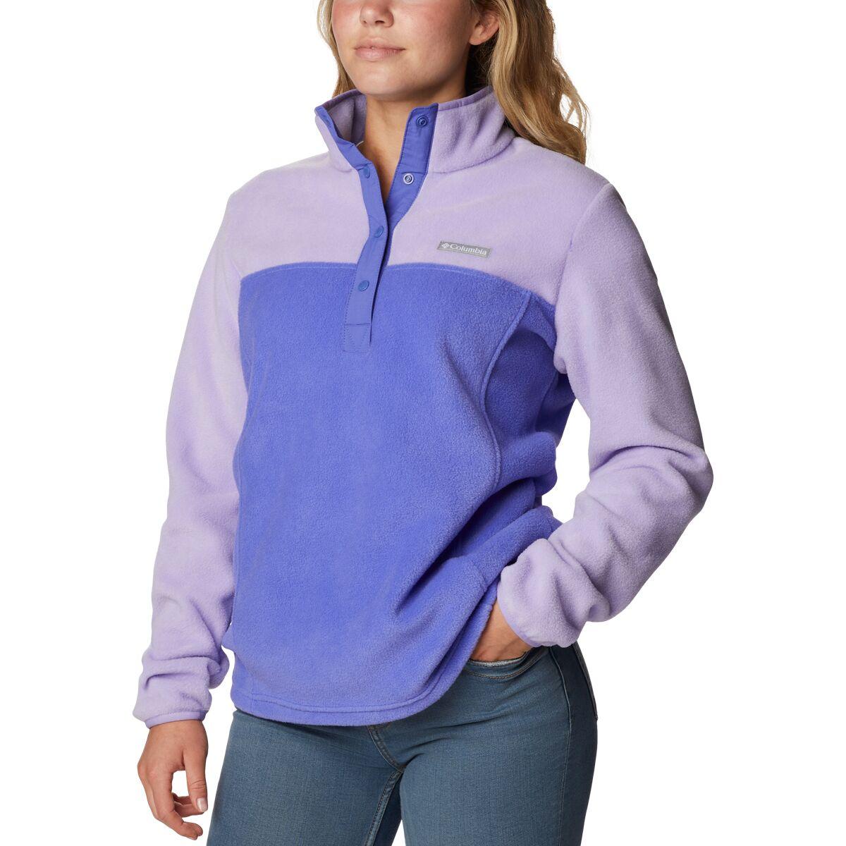 Columbia Benton Springs 1/2-snap Fleece Pullover in Purple | Lyst