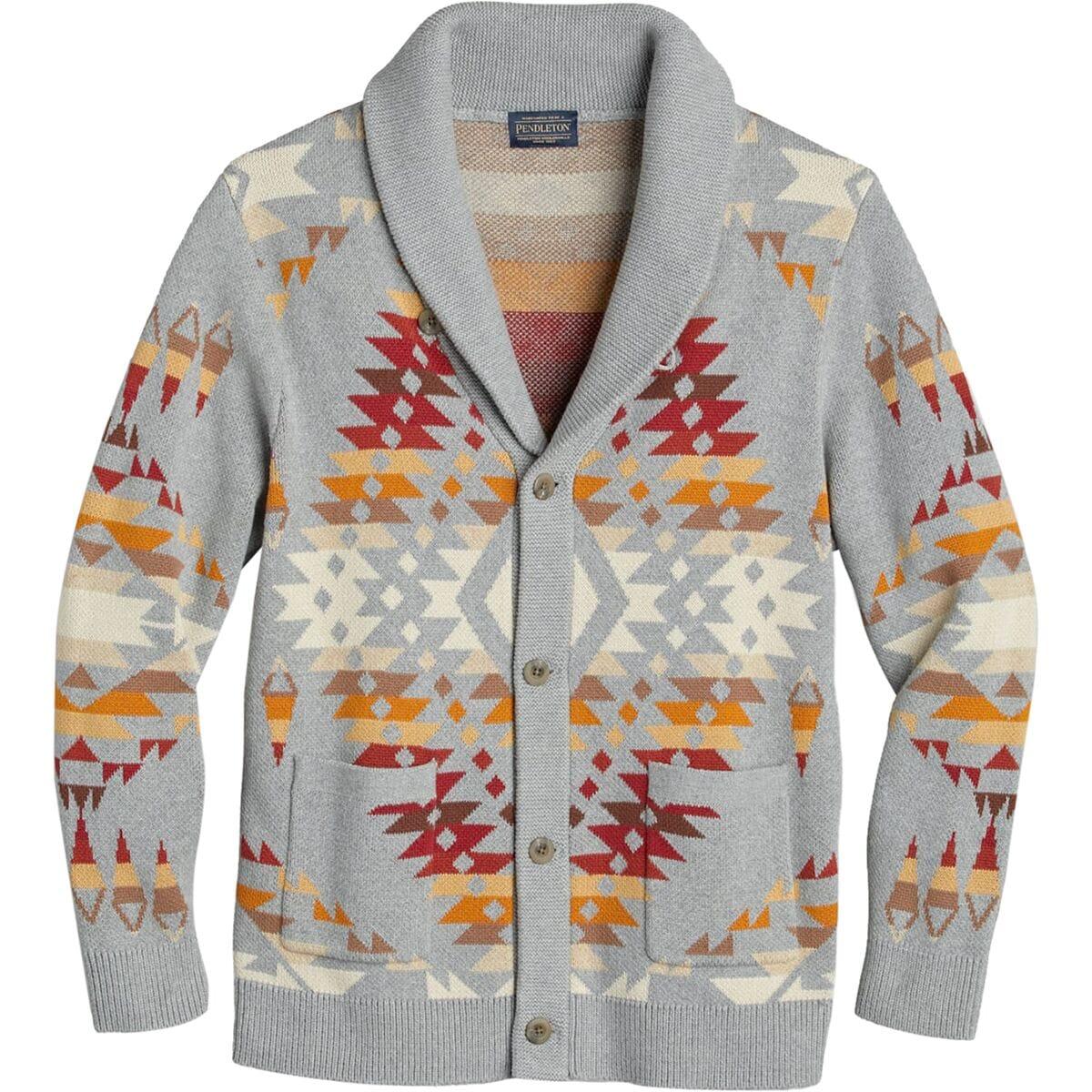 Pendleton Mission Trails Cotton Cardigan in Gray for Men | Lyst
