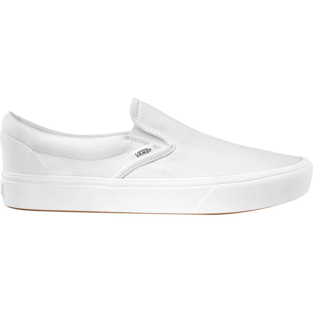 Vans S Classic Slip On Canvas Low Top Slip On in White - Lyst