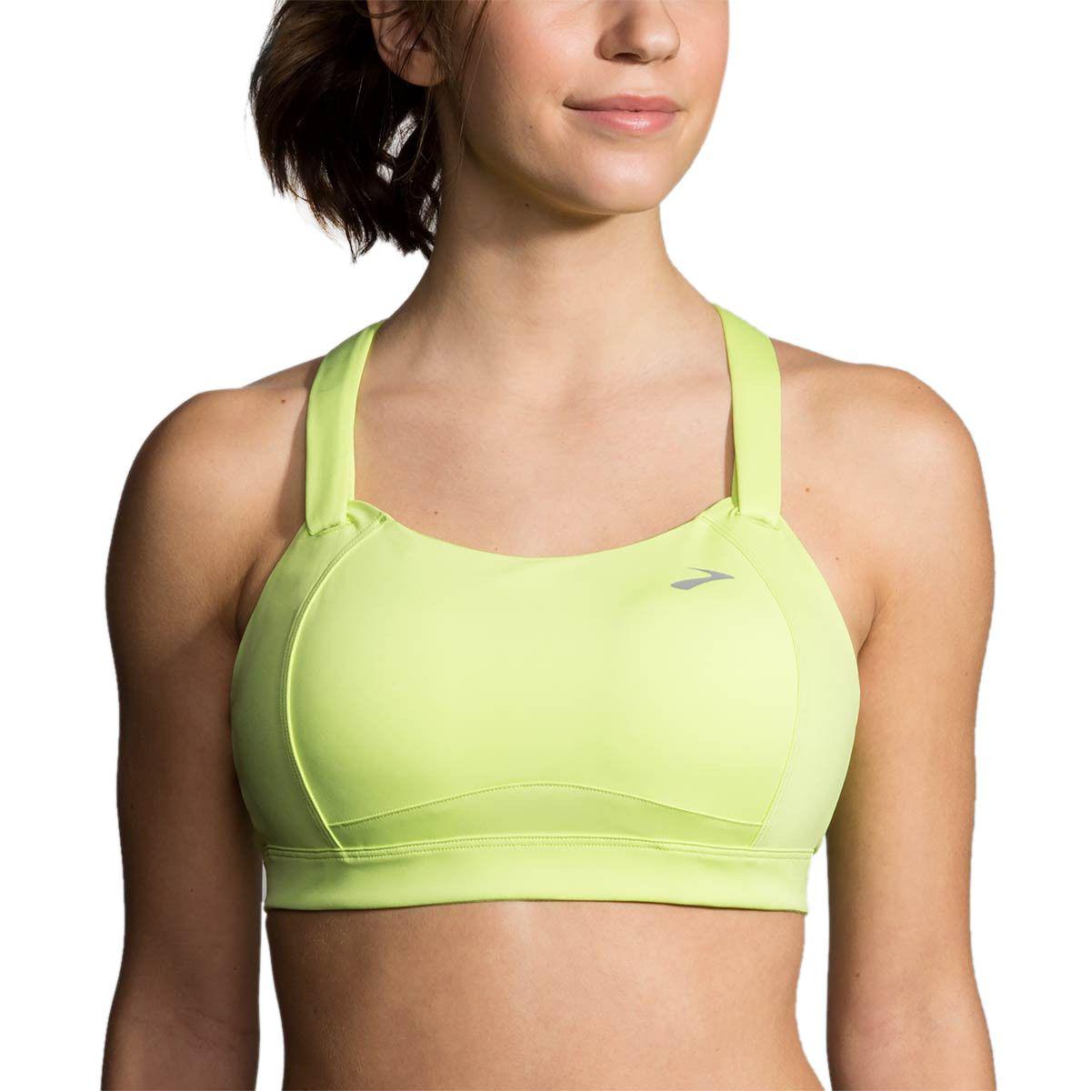 Lyst Brooks Moving Comfort Juno Sports Bra In Green