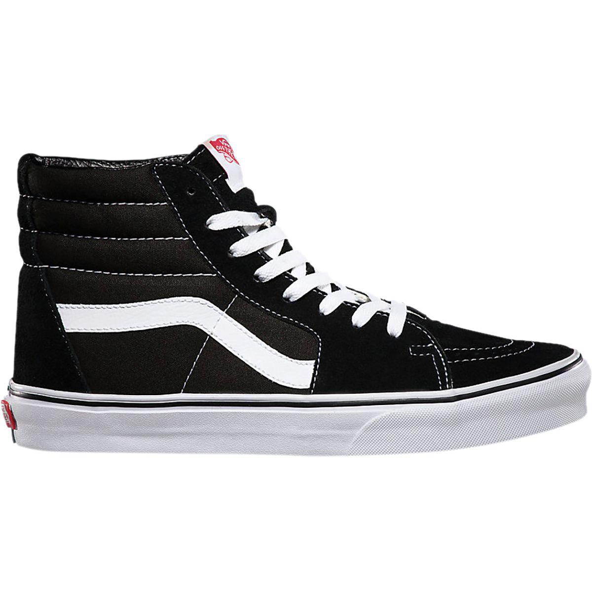 Vans Rubber Sk8-hi Skate/bmx Shoes in Black/Black/White (Black) for Men ...