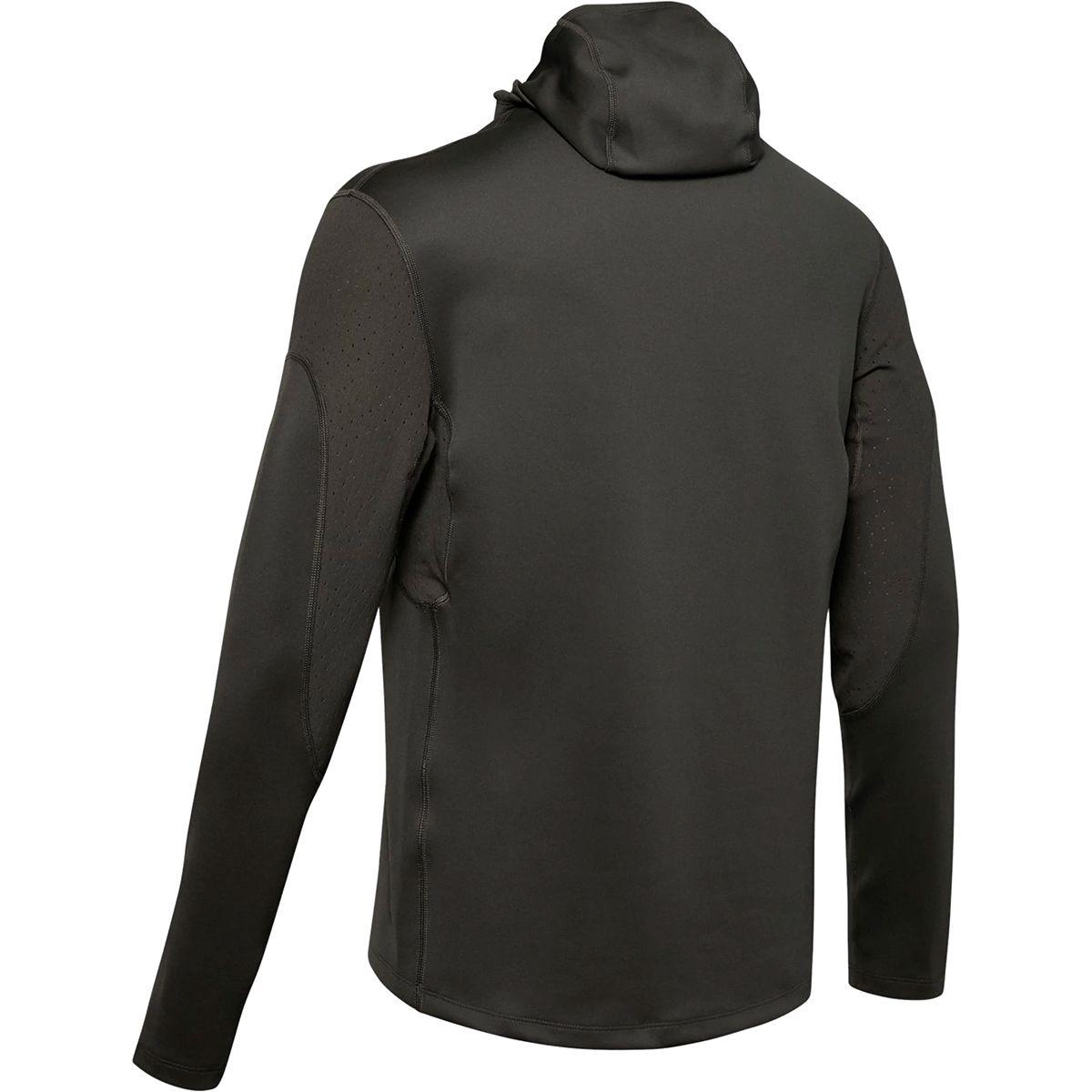 Under Armour Qualifier Coldgear Balaclava Hoodie in Green for Men | Lyst