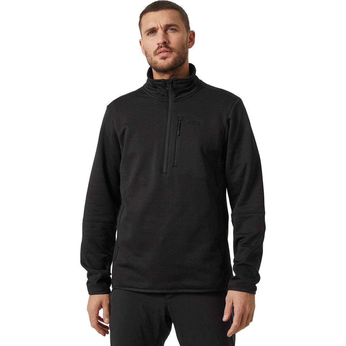 Helly Hansen Alpha Zero 1/2 Zip Fleece Jacket in Black for Men | Lyst