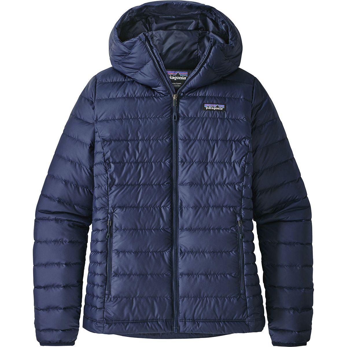 Patagonia Synthetic Quilted Water Resistant Down Coat in Blue Lyst