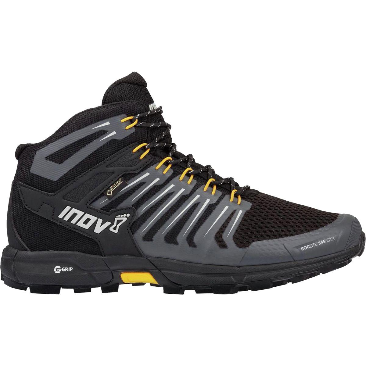 Inov-8 Lace Roclite 345 Gtx Hiking Boot in Black/Yellow (Black) for Men - Lyst