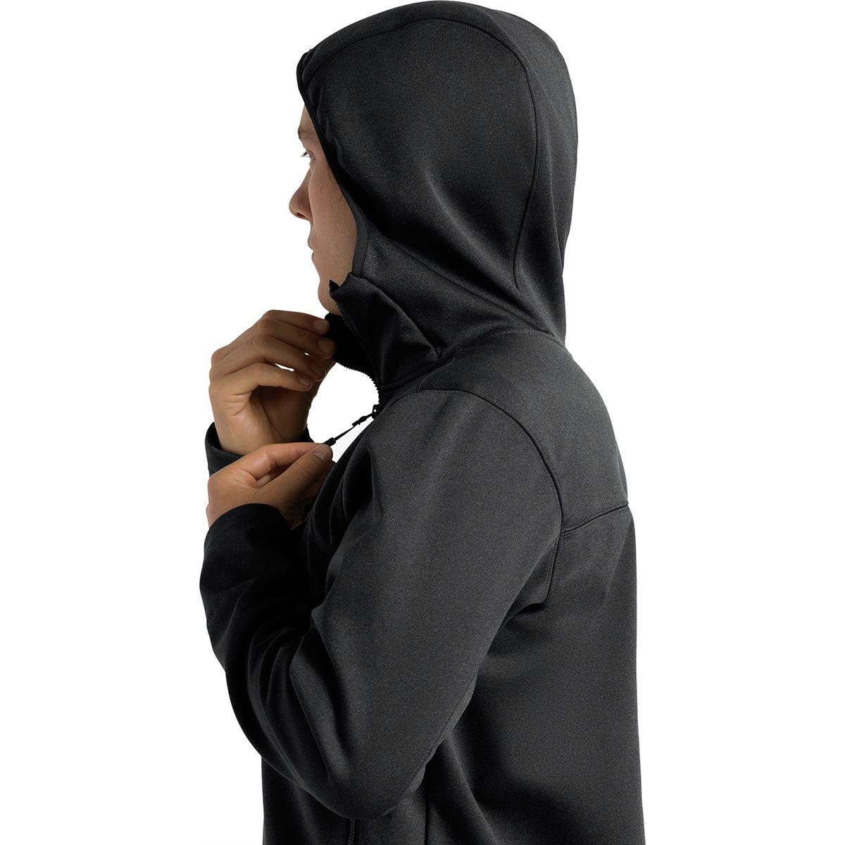 the north face apex risor hooded softshell jacket