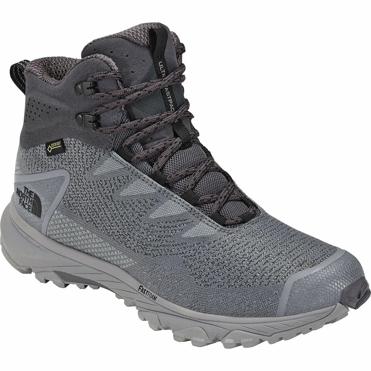 The North Face Suede Ultra Fastpack Iii Mid Gtx Woven Hiking Boot in Gray for Men - Lyst