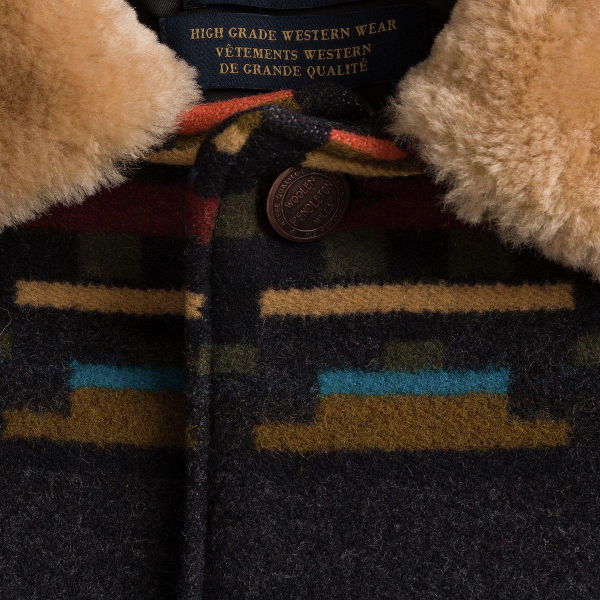Pendleton Brownsville Shearling Collar Coat for Men | Lyst