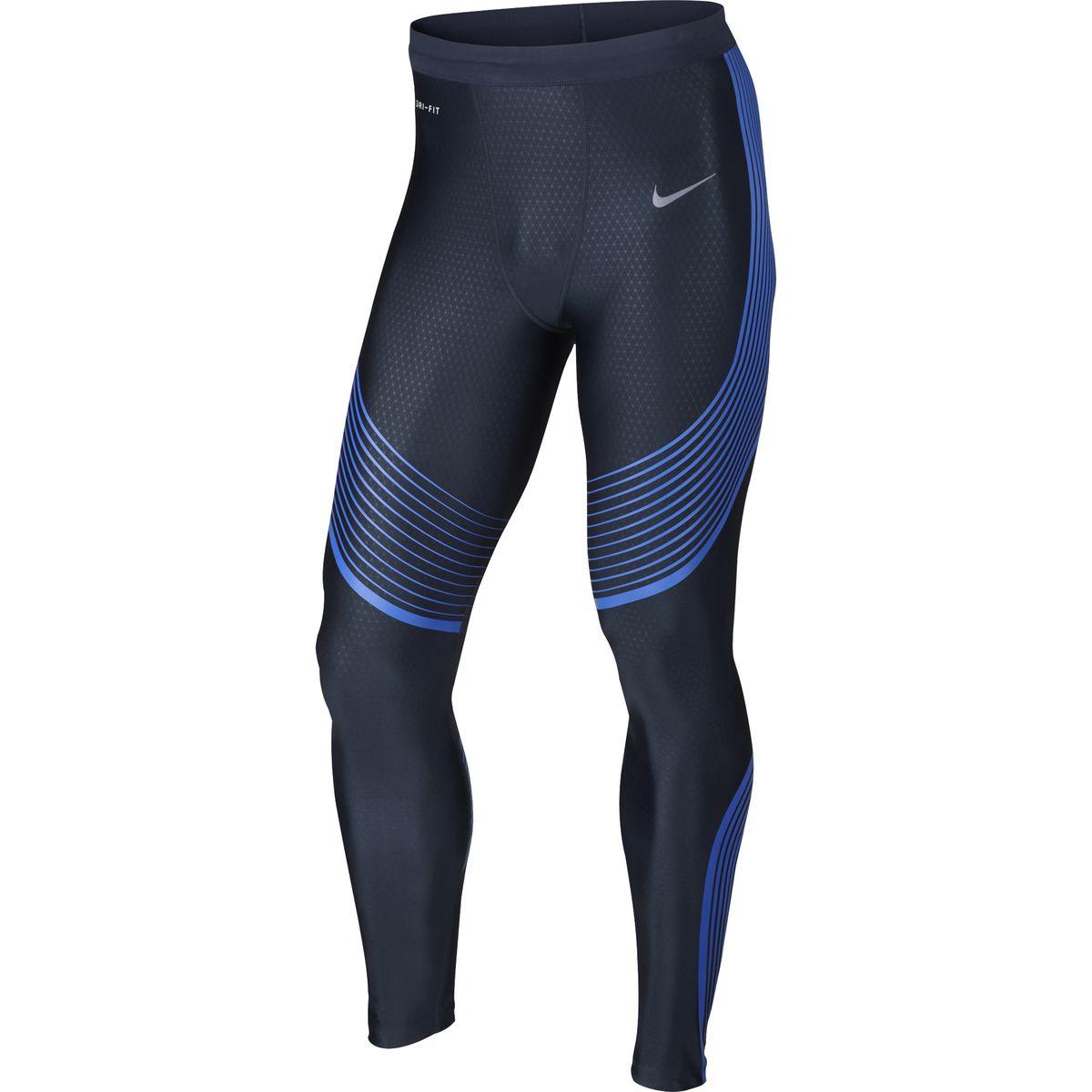 Nike Synthetic Power Speed Men's Running Tights in Midnight Navy (Blue) for  Men - Lyst