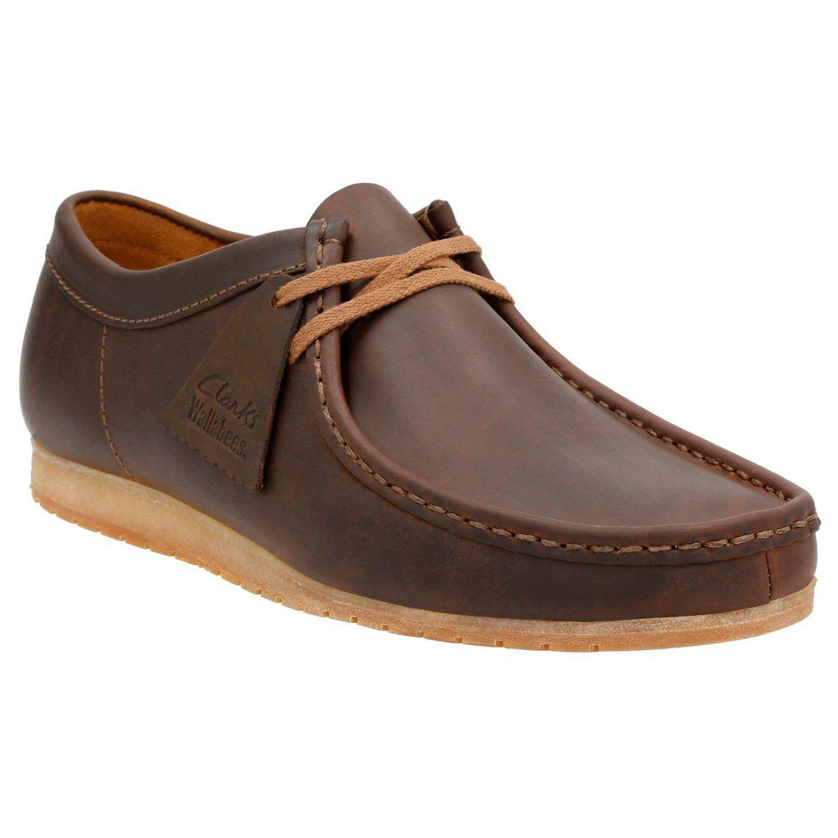 Clarks Wallabee Shoe in Brown | Lyst
