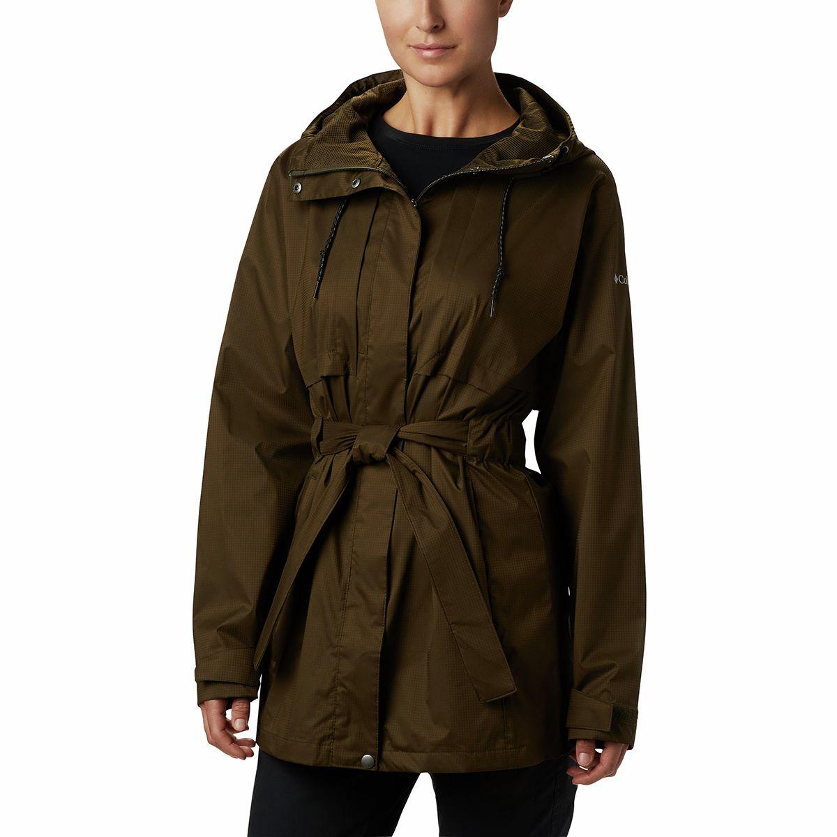 Columbia Synthetic Pardon My Trench Rain Jacket in Olive Green (Green) Save 54 Lyst