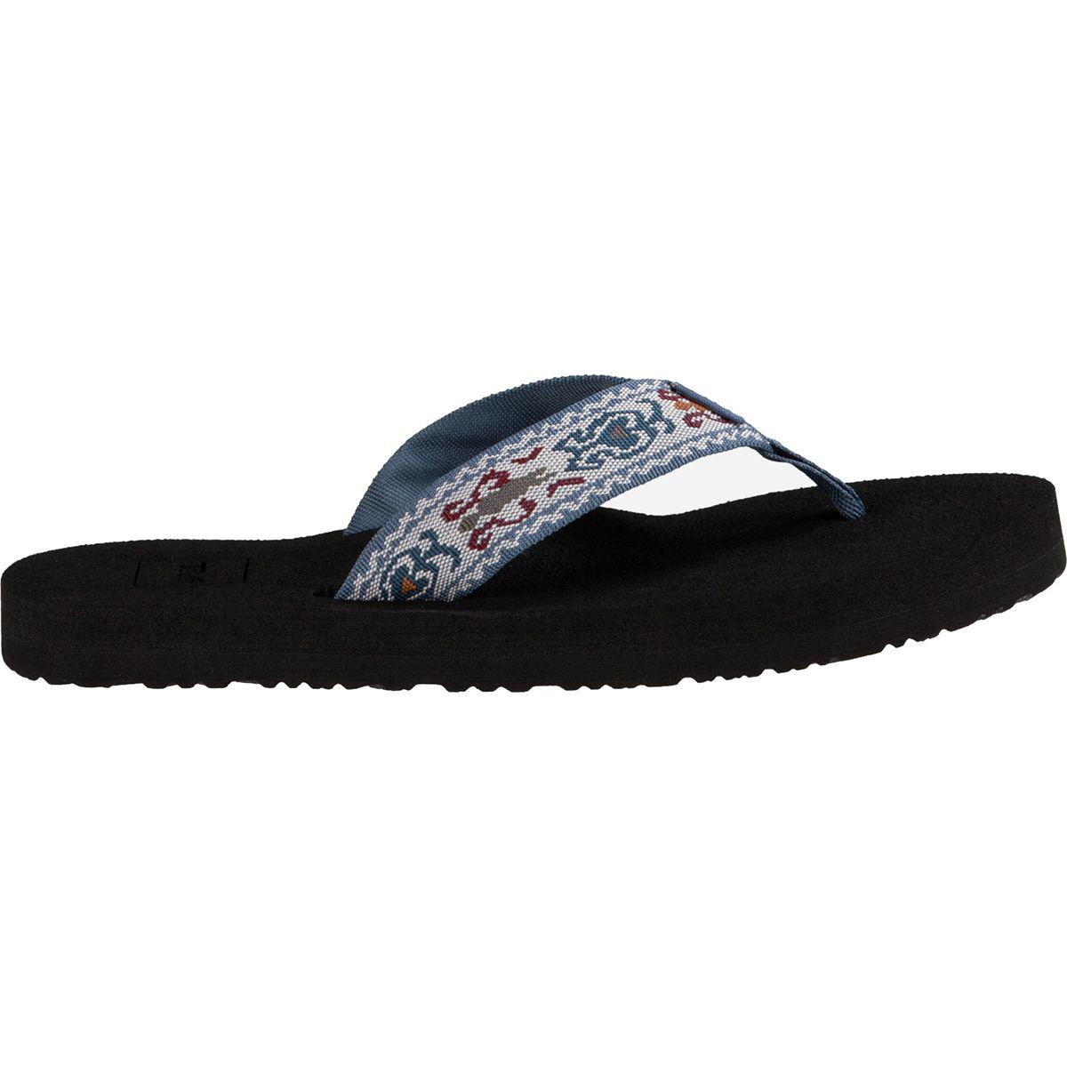 blue teva flip flops