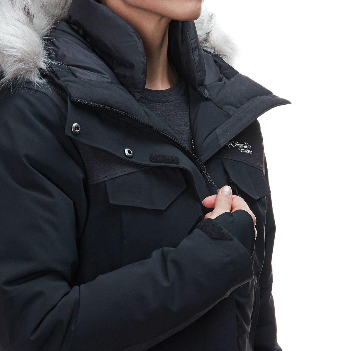 columbia women's titan pass 780 turbodown parka