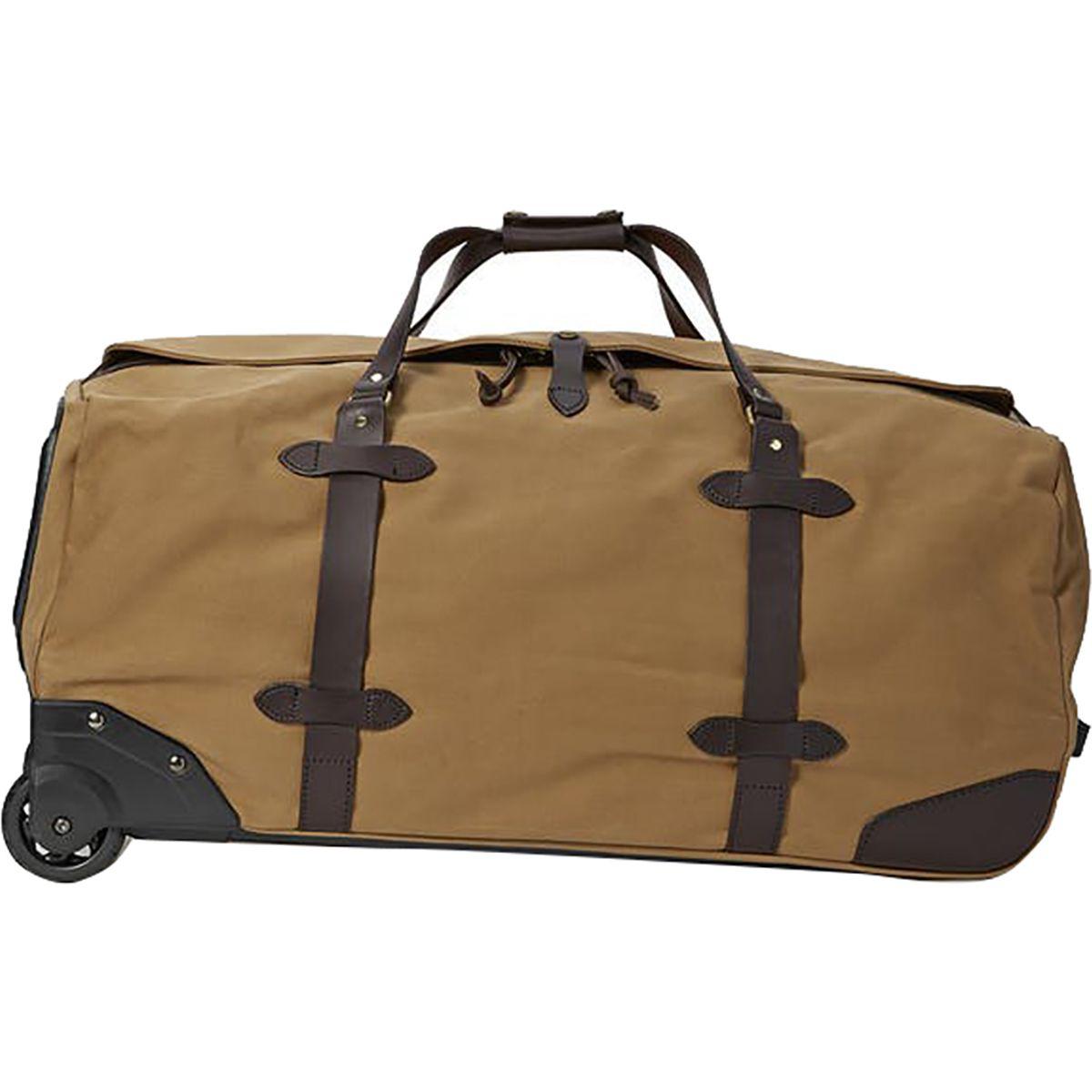 Filson Leather Large Rolling Duffel in Tan (Brown) for Men Lyst