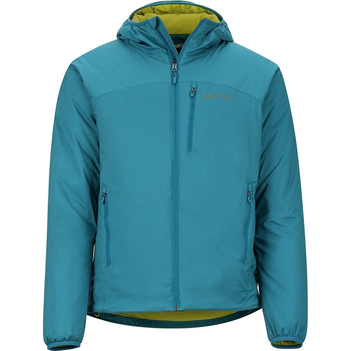 Marmot Synthetic Novus Hooded Jacket in Blue for Men - Lyst