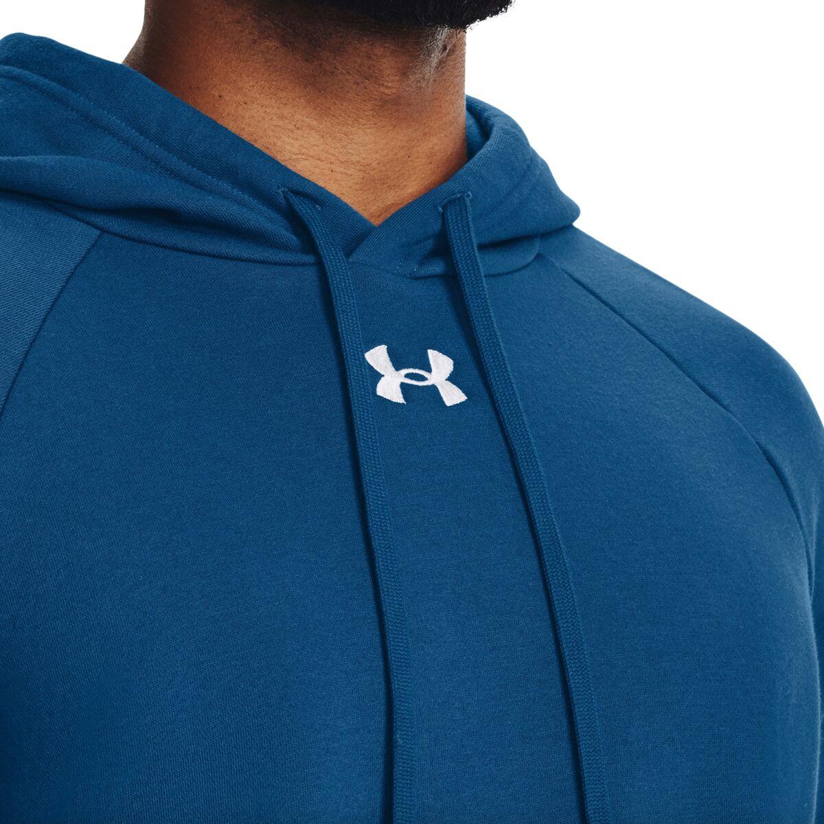 Under Armour Rival Fleece Hoodie in Blue for Men | Lyst