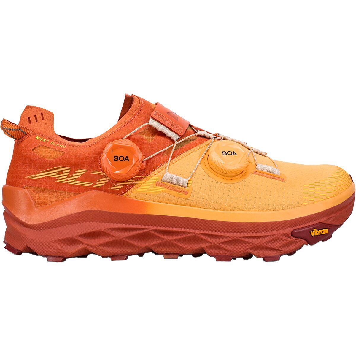 Altra Mont Blanc Boa Trail Running Shoe in Orange for Men Lyst