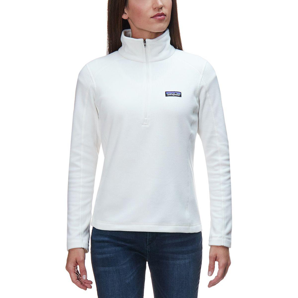 patagonia quarter zip birch white