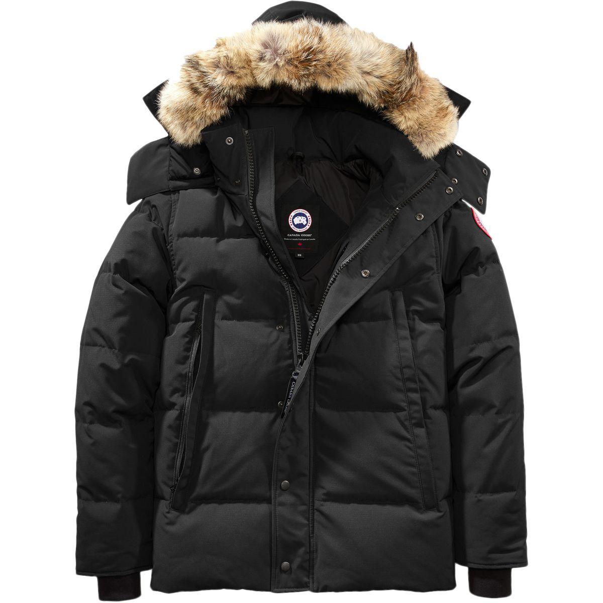 Canada Goose Goose Wyndham Down Parka in Black for Men Lyst