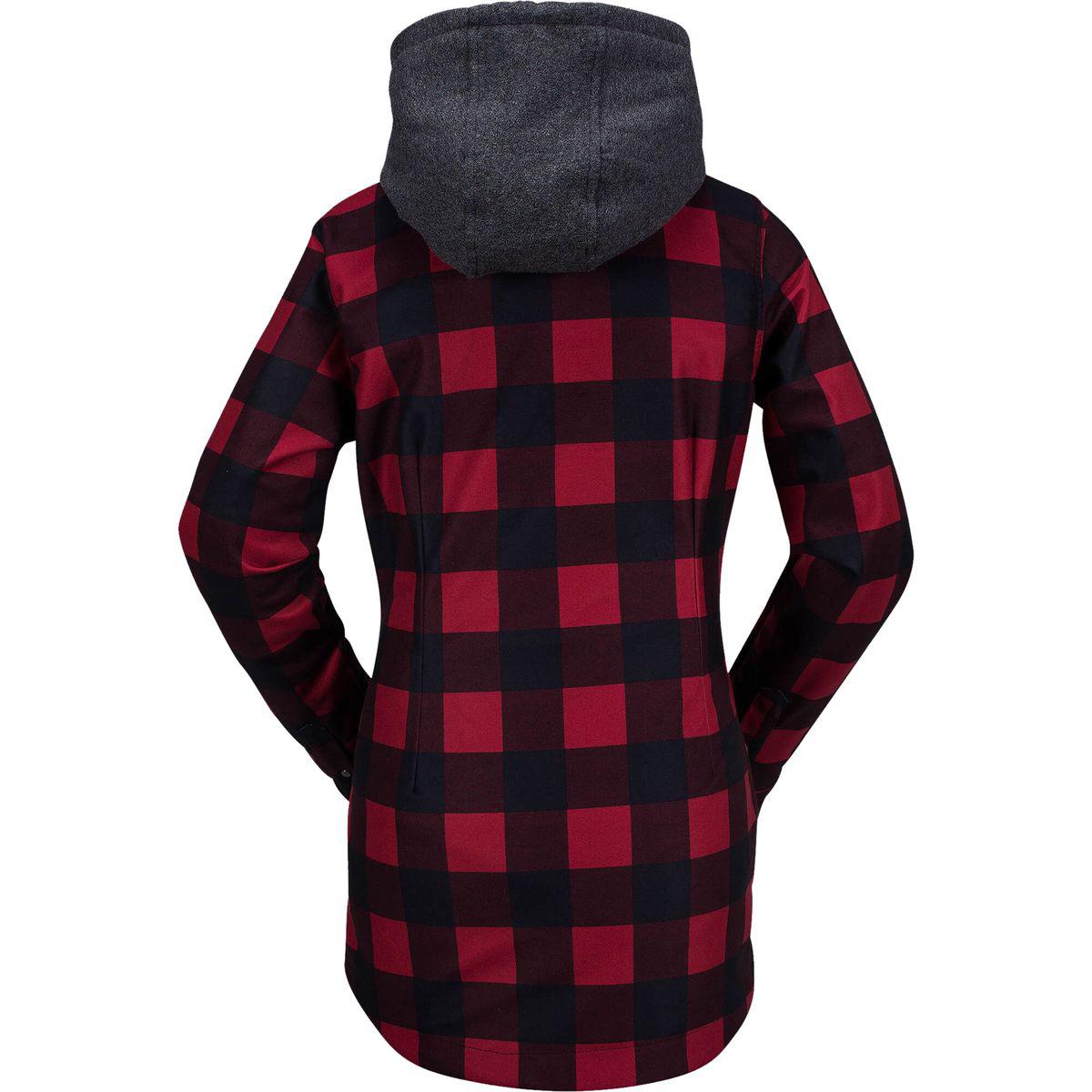volcom circle flannel jacket