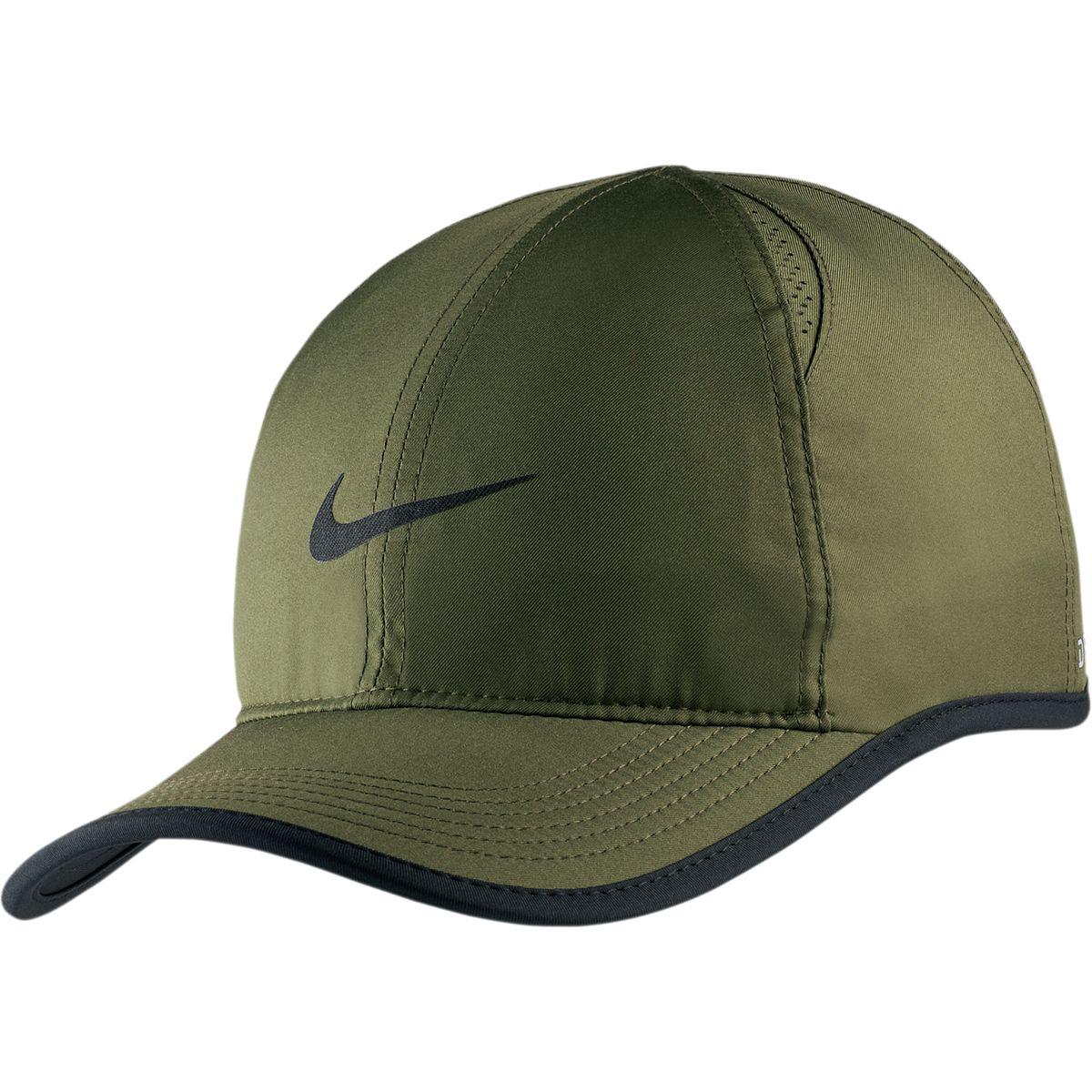 Nike Aerobill Featherlight Running Hat in Green for Men | Lyst