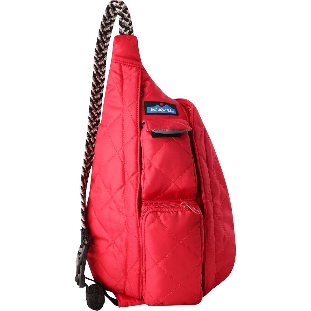 Kavu Mini Rope Puff Sling Pack in Red Lyst