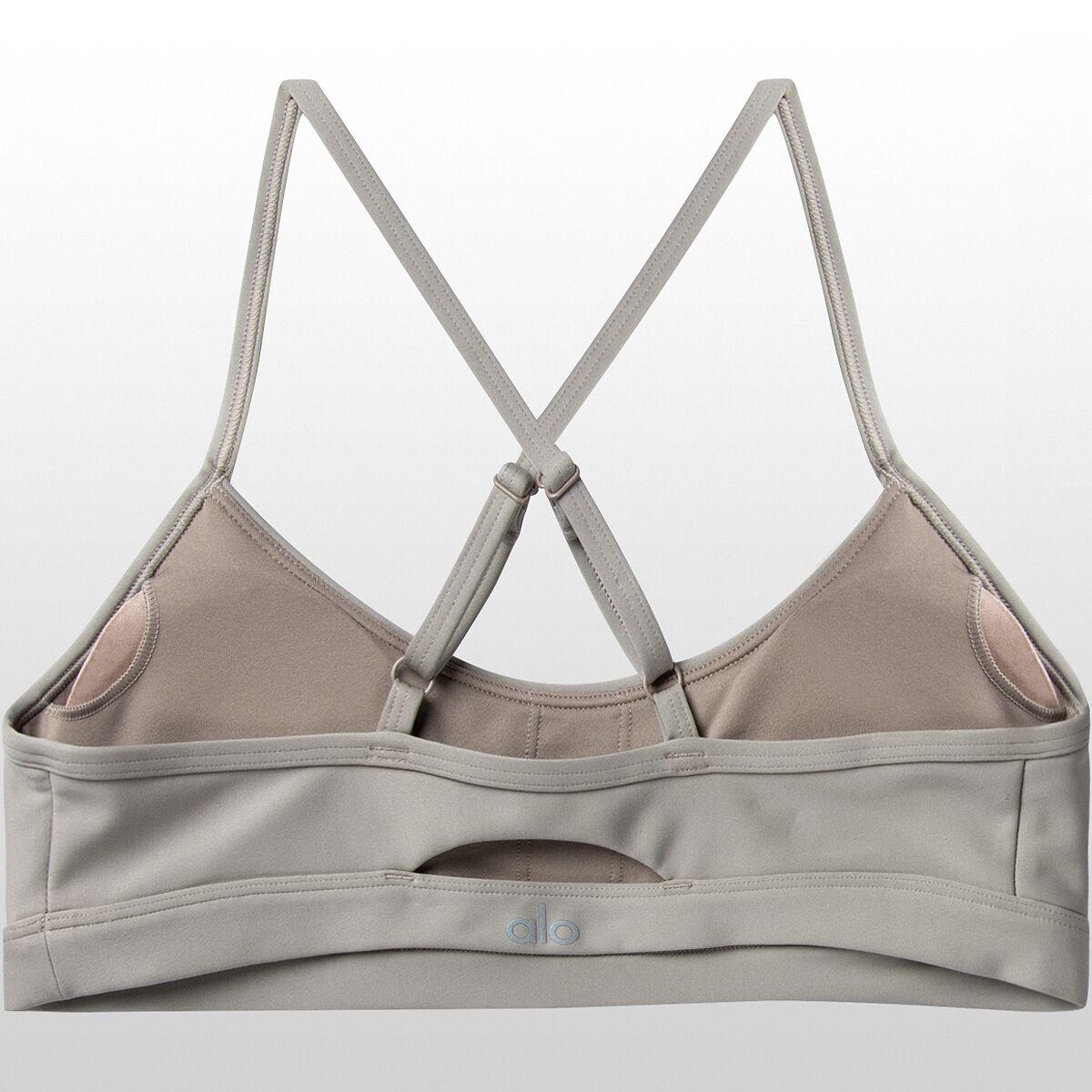 alo Airlift Intrigue Bra in Gravel