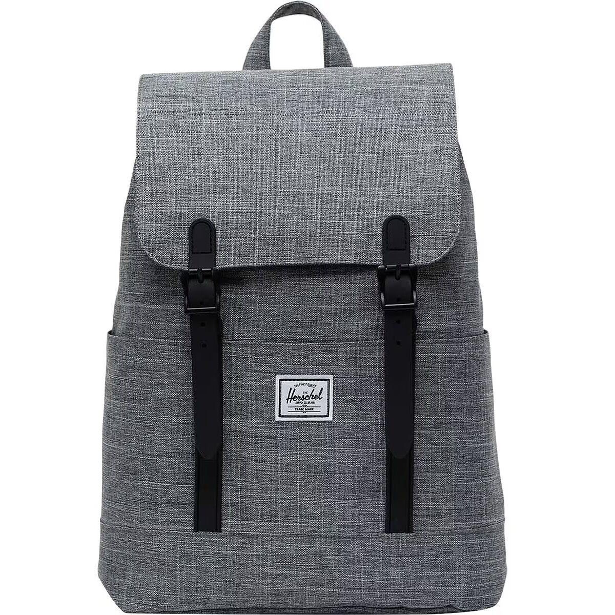 Herschel Retreat Black Crosshatch Backpack