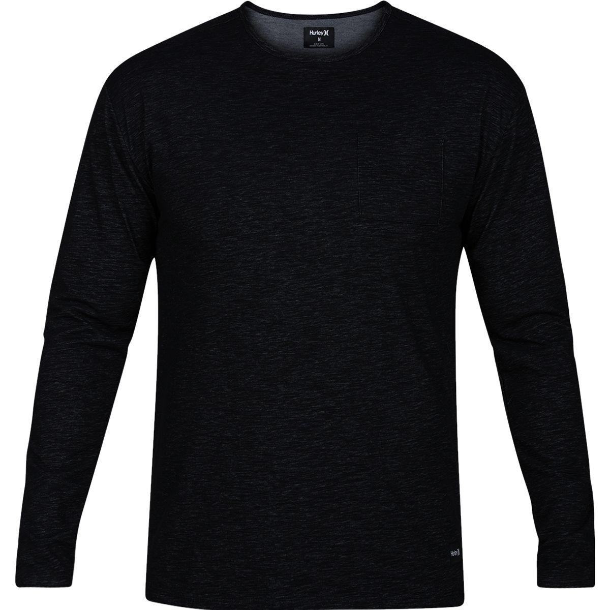 Hurley Cotton Dri-fit Lagos Port Long Sleeve Shirt in Black for Men - Lyst