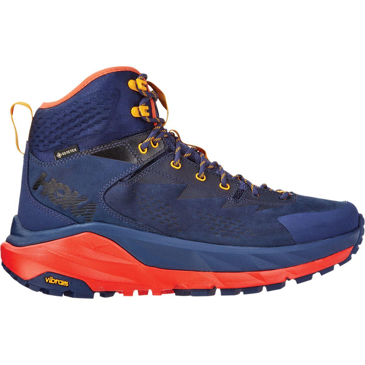 Hoka One One Leather Sky Kaha Hiking Boot in Blue for Men Lyst