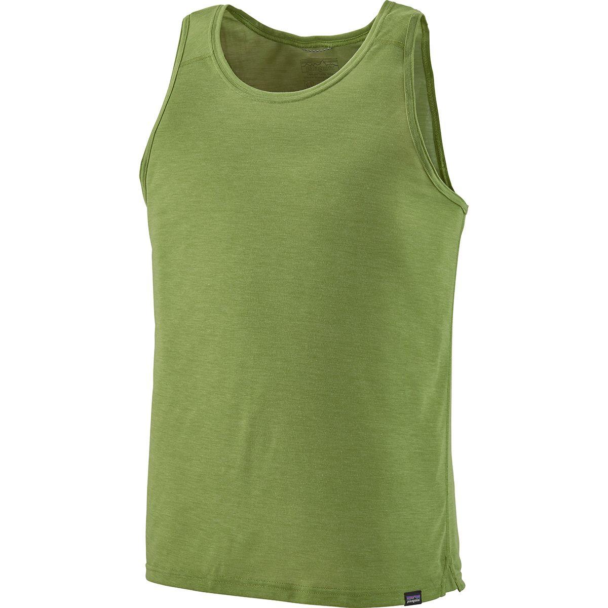 Patagonia Cotton Capilene Cool Trail Tank Top in Green for Men Lyst