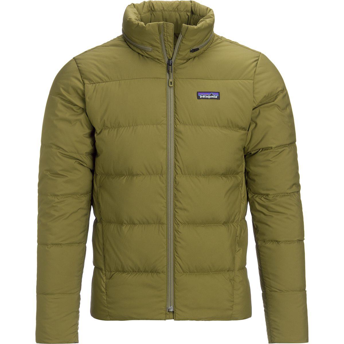 Patagonia Synthetic Silent Down Insulated Jacket in Cargo Green (Green